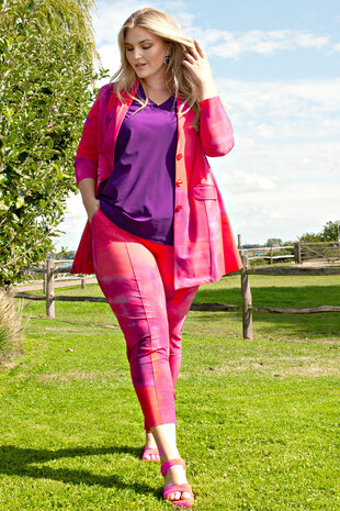 Plus Basics midi blazer serie Bright Batik