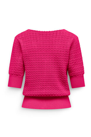 Label Dot Kim fuchsia