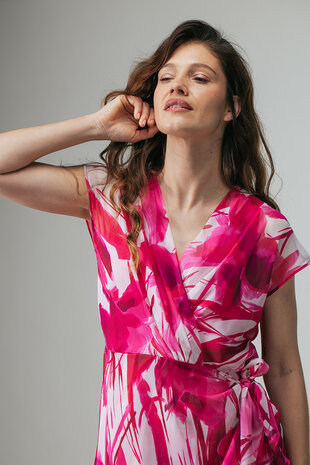 Label Dot midi jurk Sabo