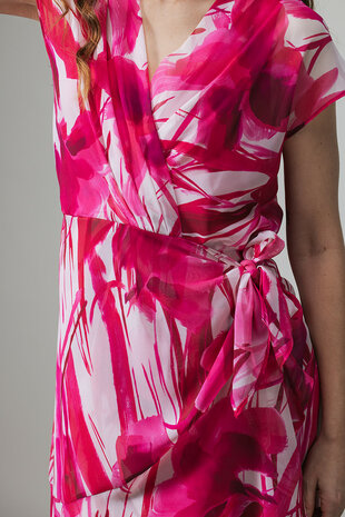 Label Dot midi jurk Sabo