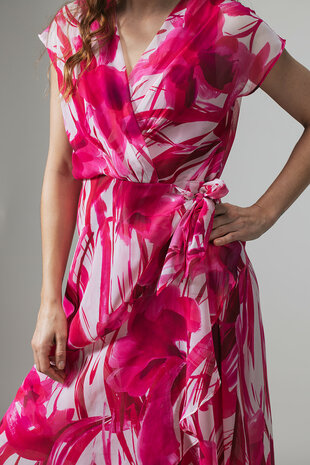 Label Dot midi jurk Sabo