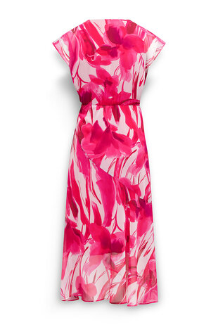 Label Dot midi jurk Sabo