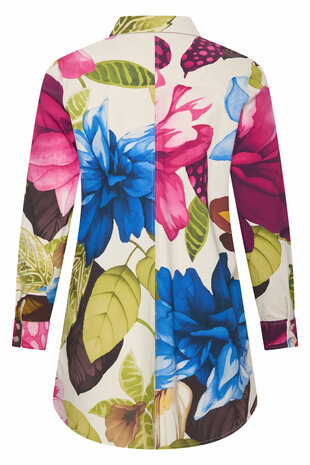 Blouse midi  van Plus mega Flower