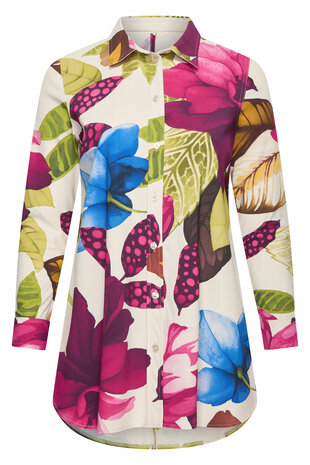 Blouse midi  van Plus mega Flower