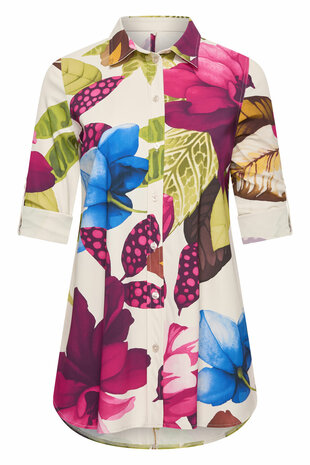 Blouse midi  van Plus mega Flower