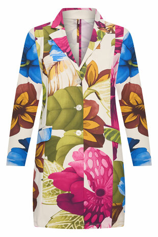 Plus Basics midi blazer serie mega Flower