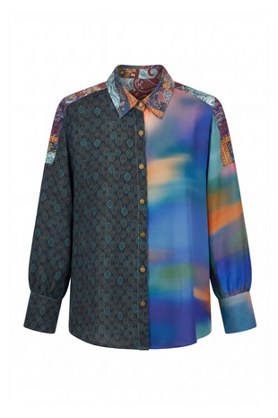 Jean Marc Philippe blouse patchwork