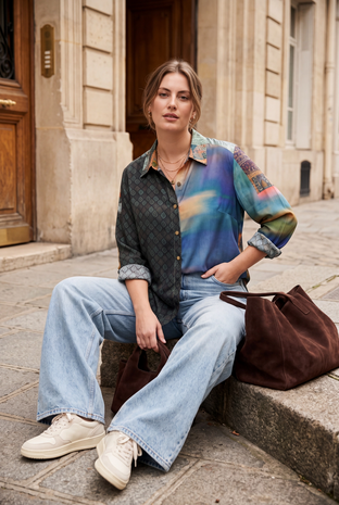 Jean Marc Philippe blouse patchwork