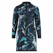 Polo dress blue stone