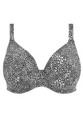 Pebble Cove Black Uw Plunge Bikini Top