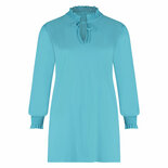 Smock top ice blue