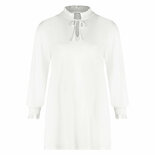 Smock top off white