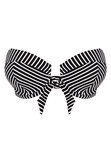 Beach hut halter bikini van Freya in het zwart en blauw