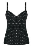 Jewel cove tankini top AS7238BLK