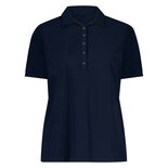 Polo shirt ss light blue van Plus Basics.