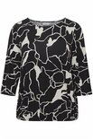 Shirt black/white Fransa 20612078