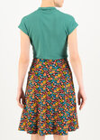 T-shirt met kap mouw en V-hals van Blutsgeschwister in het groen