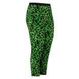 Broek 7/8 van Plus Basics Lime Leopard