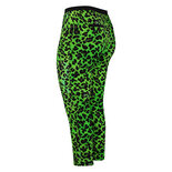 Broek 7/8 van Plus Basics Lime Leopard