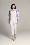 Plus Basics wrap jacket Pastel Flowers