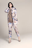 Plus Basics wrap jacket Pastel Flowers
