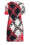 Plus Basics wrap dress Classic Chain
