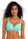 Ibiza waves uw plunge bikini top.