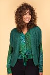 Blouse met panterprint.