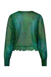 Blouse met panterprint.