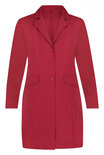 Lange blazer in de kleur Ruby Red van Plus Basics