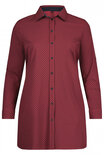 Blouse long van Plus Basics in dressed dobby