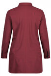 Blouse long van Plus Basics in dressed dobby