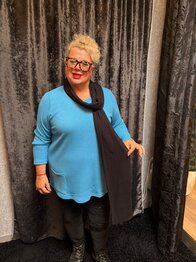 Only-M trui in het  blauw