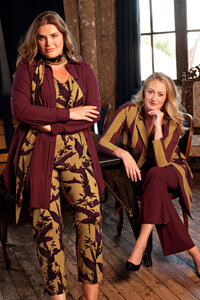 Blouse long  van Plus Basics Berry