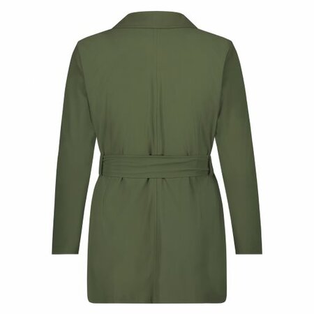 Wrap Jacket in de kleur Khaki van Plus Basics