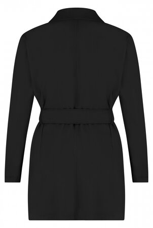 Wrap Jacket van Plus Basics in mokka