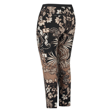 City pant Plus Basics Havana Flowers