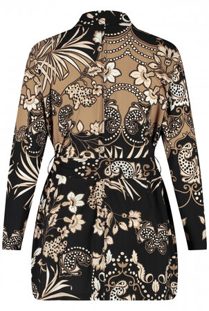 Wrap Jacket Havana flowers