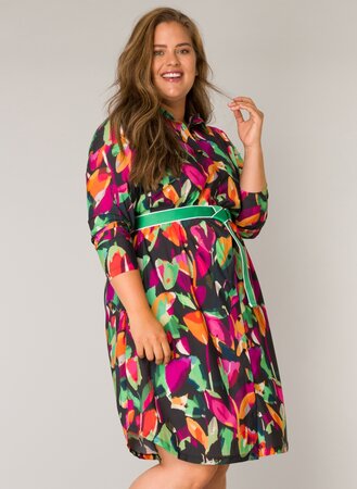 Blouse/jurk multi colour.