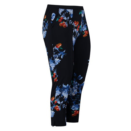 Broek 7/8 in de print fruit and flowers van Plus basics.