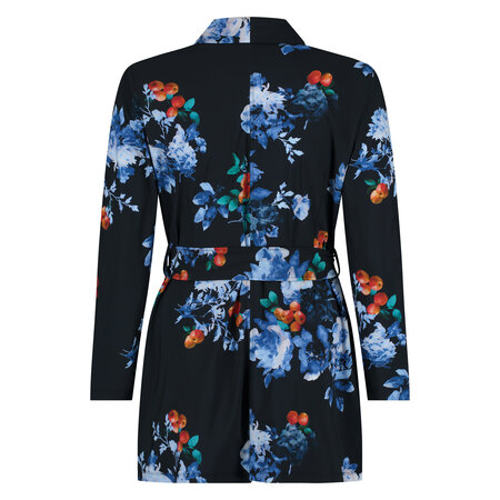 Wrap jacket Plus Basics Fruit and Flowers