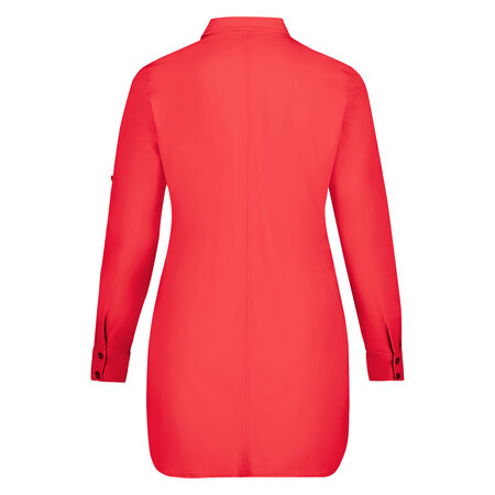 Blouse long van Plus Basics in het rood
