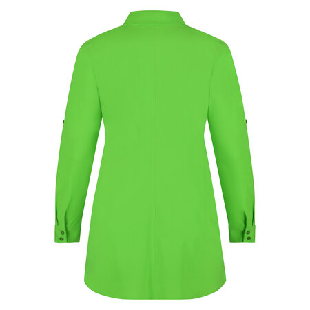 Blouse long van Plus Basics in het Lime