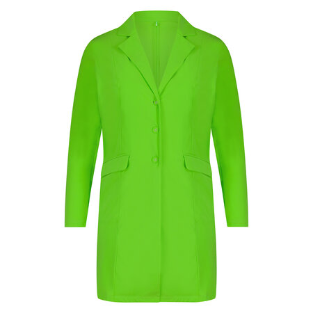Lange Blazer in Lime van Plus Basics
