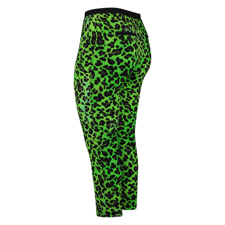 Broek 7/8 van Plus Basics Lime Leopard