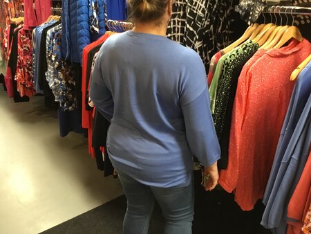 Fransa blauwe zomertrui.