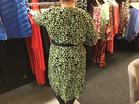 Fransa oversized jurkje in het groen