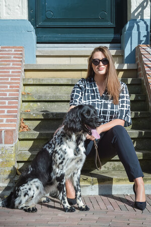 Tuniek zwart/wit Only-m