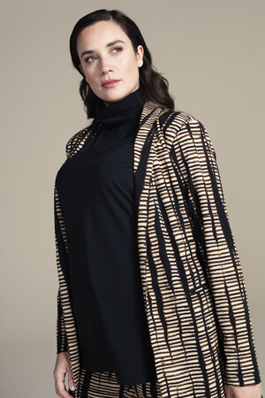 Plus basics Lange blazer serie Safari.