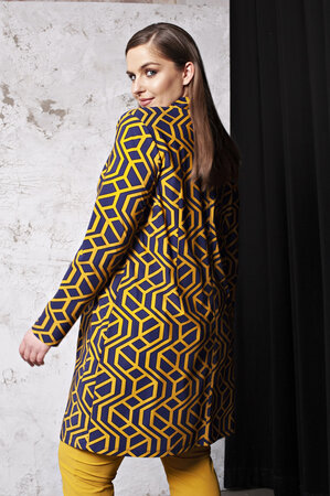 Lange blazer art deco.